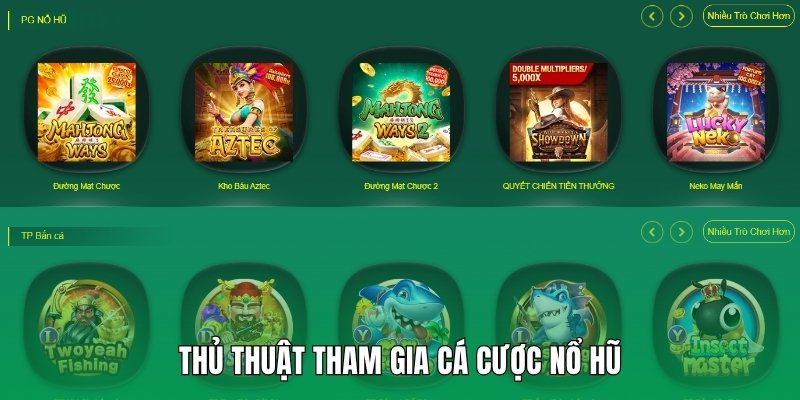 Thủ thuật tham gia cá cược nổ hũ cwin